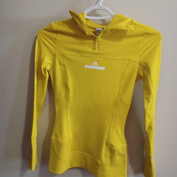 Adidas by Stella McCartney MidlayerTop Pullover 1/4 Zip Hoodie Athleisure Sporty - Picture 1 of 8